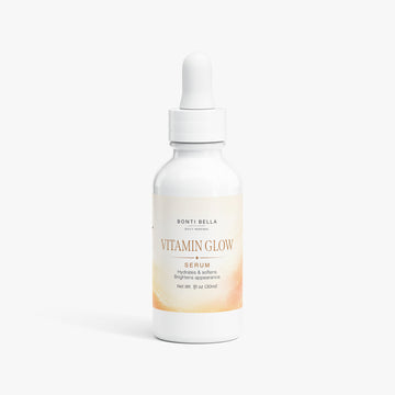 Bonti Bella Vitamin Glow Serum bottle on white background