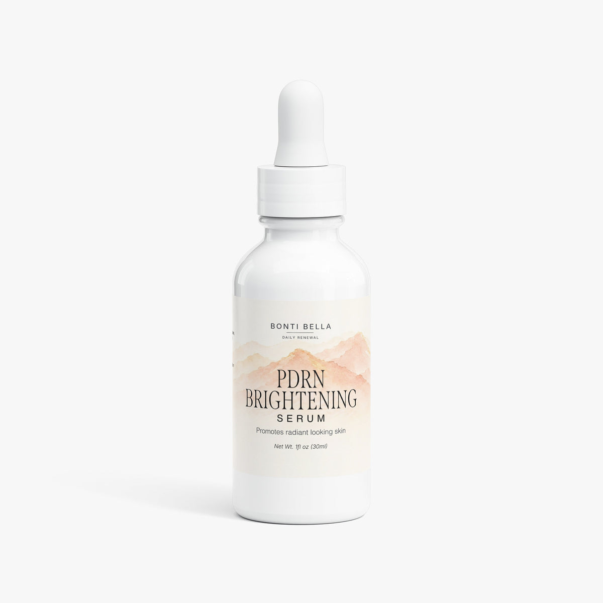 Bonti Bella PDRN Brightening Serum bottle on white background
