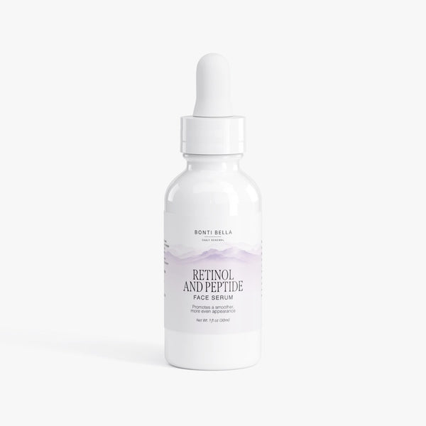 Retinol and Peptide Face Serum bottle