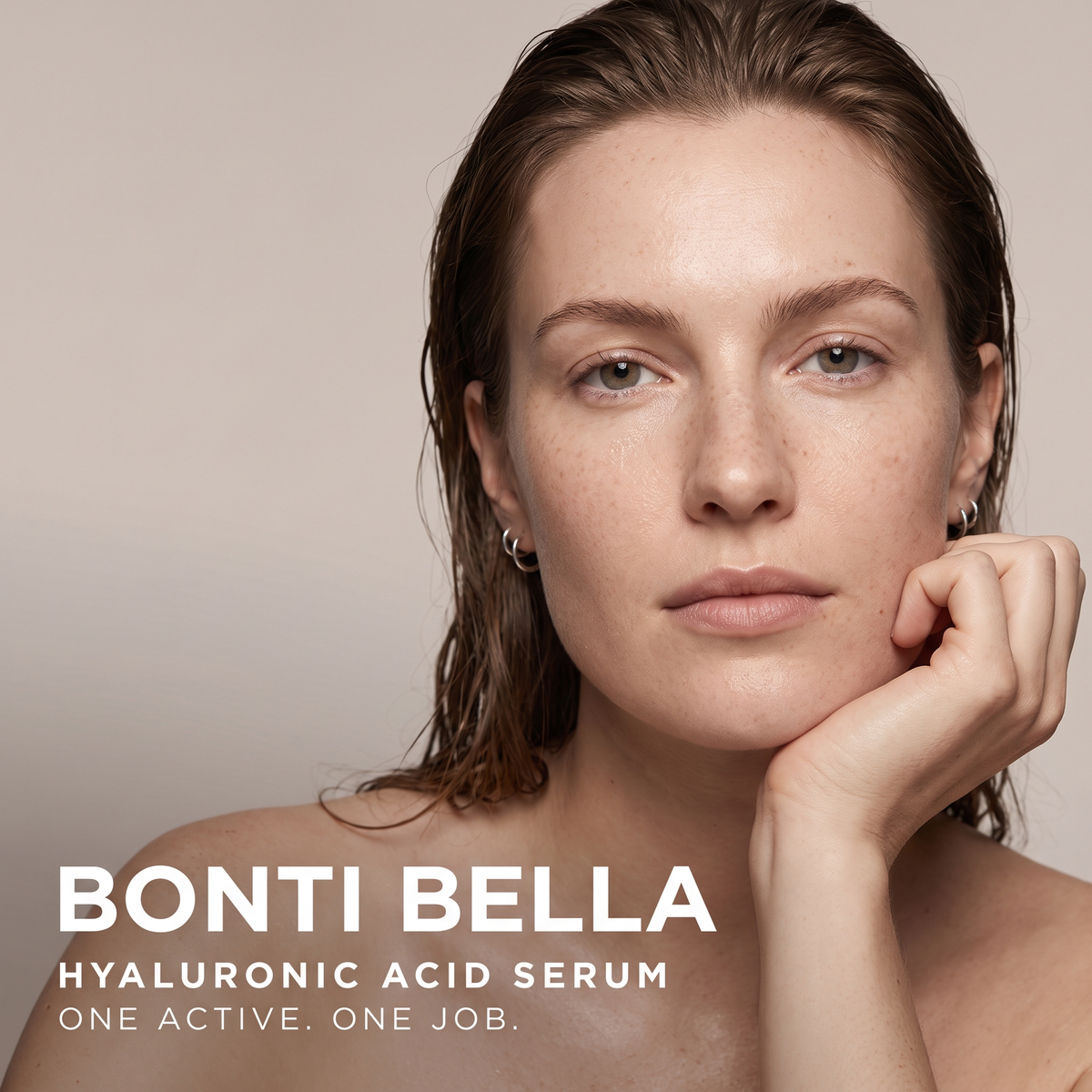 Bonti Bella Hyaluronic Acid Serum campaign portrait